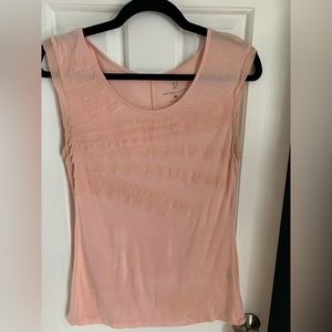 Dressy ruffle detail dress muscle tank